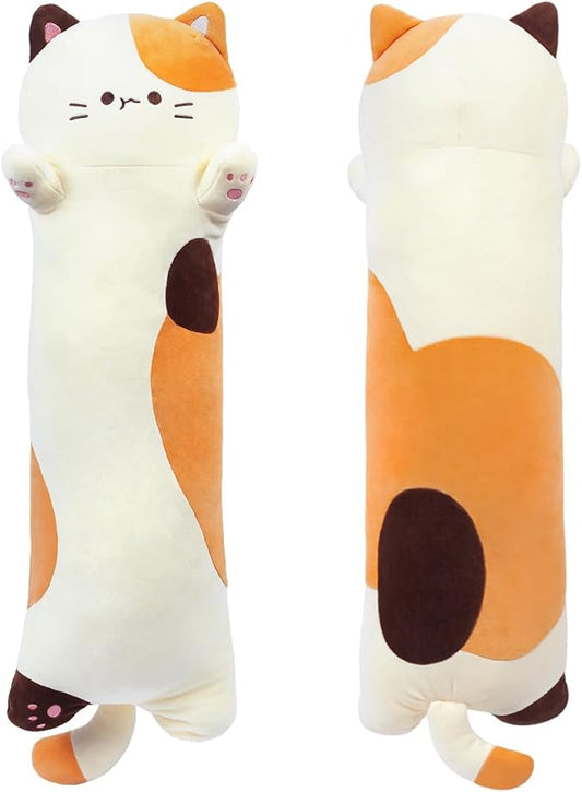 Long Plush Toy Cat Pillow Cute Plush Cat Toy Doll 90cm/35.4in)