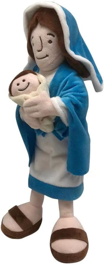 Jesus Plush Doll Jesus Stuffed Doll Catholic Easter Gifts (2pcs)
