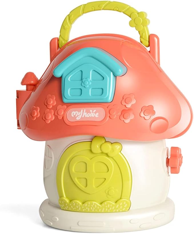 haomsj Doll Houses for Little Girls Toddler , 14PCS Pockets Playsets for Girls