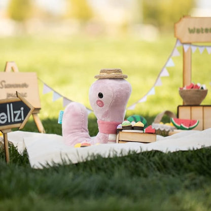 Bellzi Worm Cute Stuffed Animal Plush Toy - Adorable Soft Worm Toy Plushies and Gifts