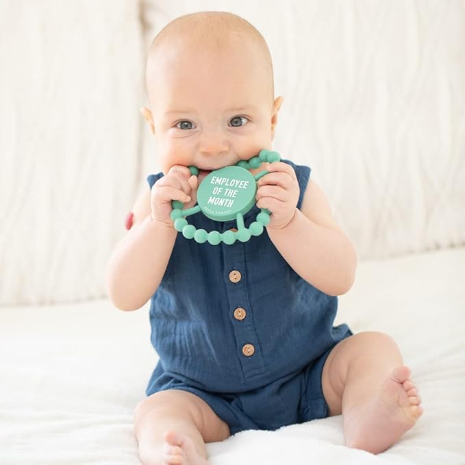 Bella Tunno Happy Teether ??Soft & Easy Grip Baby Teether Toy, Silicone Teether Ring to Help Soothe Gums