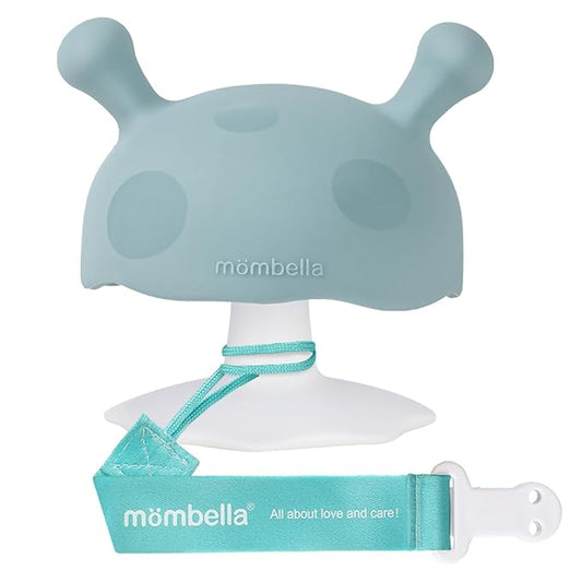 Baby Teething Toys for 3-12 Months+,Silicone Mombella Baby Teether with Suction Base