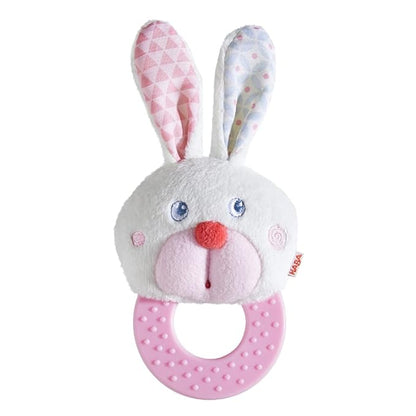 HABA Chomp Champ Bunny Teether - with Crinkle Ears and