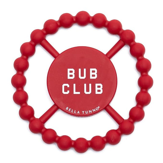 Bella Tunno Happy Teether ??Soft & Easy Grip Baby Teether Toy, Silicone Teether Ring to Help Soothe Gums