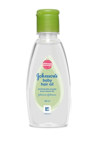 Newborn Johnson'S Baby Hair Oil With Avocado, 60Ml