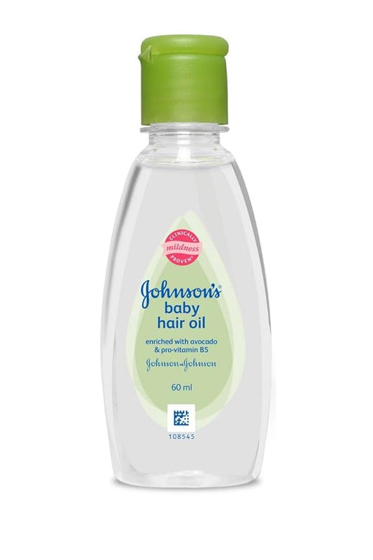 Newborn Johnson'S Baby Hair Oil With Avocado, 60Ml