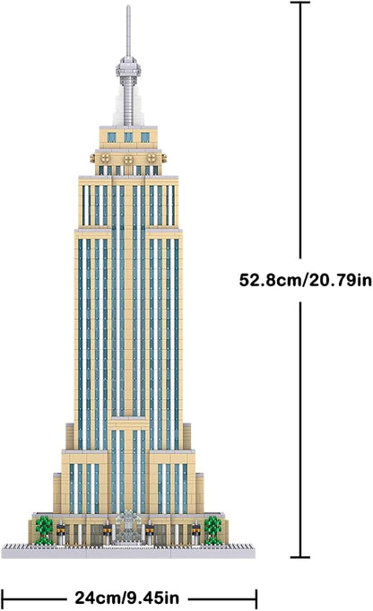 dOvOb Architecture Empire State Building Micro Blocks Set（3819PCS） - World