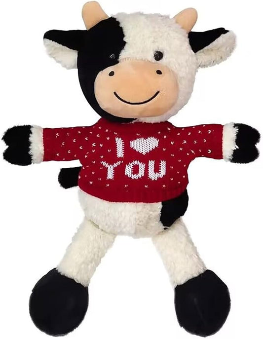 Cow Stuffed Animal Cow Plush Doll Toy 11.8 inch