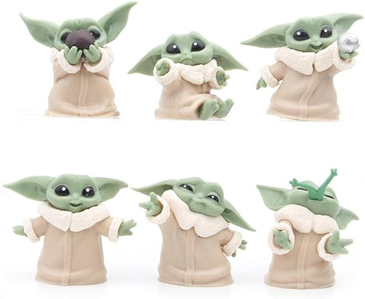 ZKTSRY 6-Pack Yoda Gifts,2.2-Inch Yoda Doll
