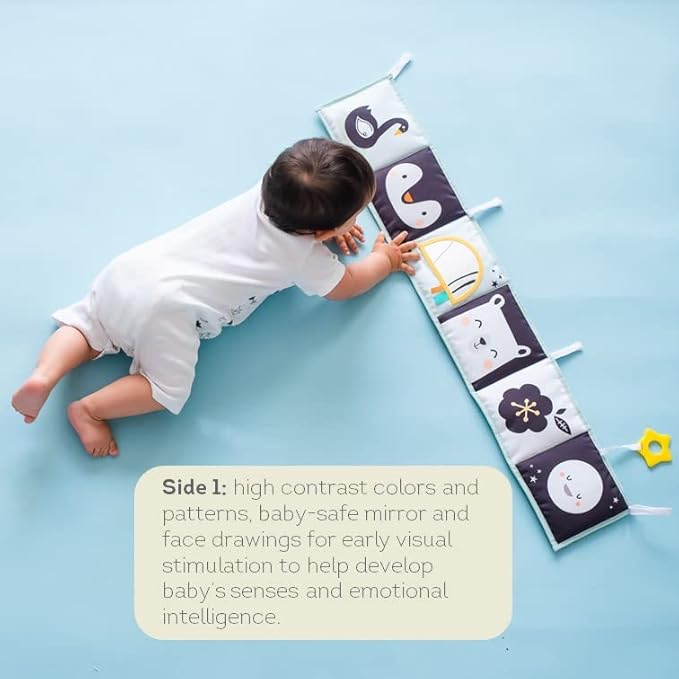 Newborn infants 0-6 Soft Activity Book Black & White High 0-12 Months