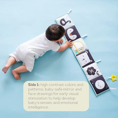 Newborn infants 0-6 Soft Activity Book Black & White High 0-12 Months