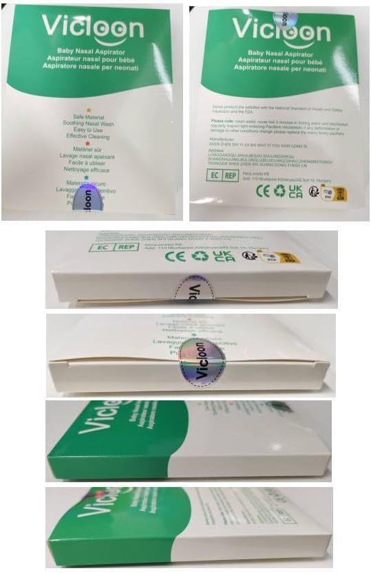 Baby Nasal Irrigator, 2PCS Nasal Syringe for Baby
