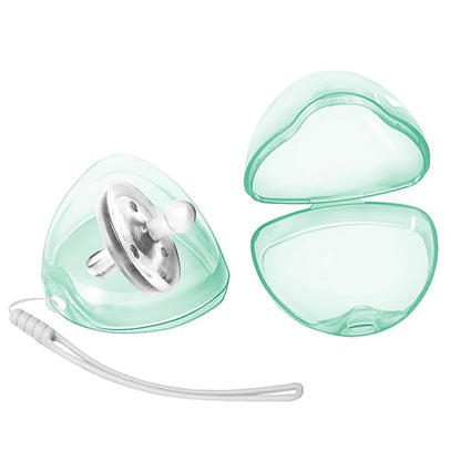 Pacifier Case,2 Pack BPA Free Pacifier Holder Case with Lanyard for Diaper Bag