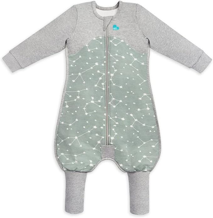 Love to Dream Organic Long Sleeve Baby Sleep Suit, Super Soft Temp Regulating Sleeping Sack