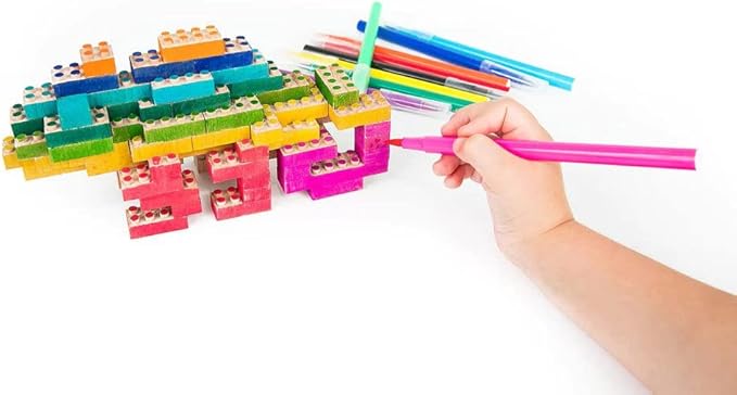 Eco-Bricks 3 in 1 Builds Reptiles - Earth-Friendly Kids Building Blocks 3 Different