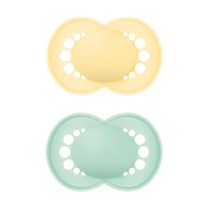 MAM Original Matte Pacifier (1 Sterilizing Pacifier Case), 6 Plus Months 6-16 Months 2)