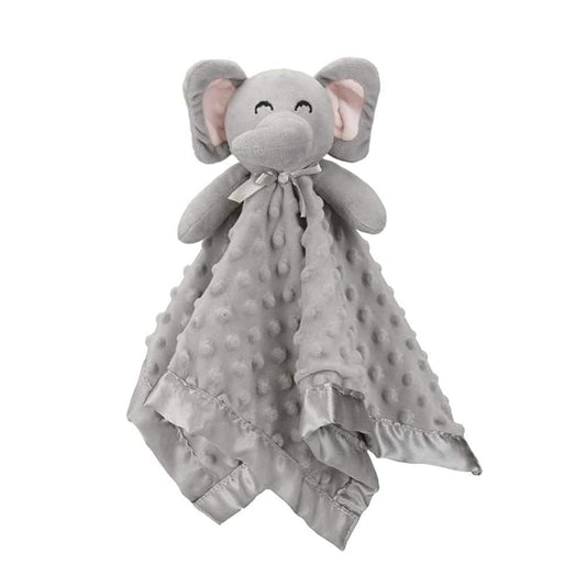 Pro Goleem Elephant Security Blanket, Soft Lovey Unisex Lovie Baby 16 Inch