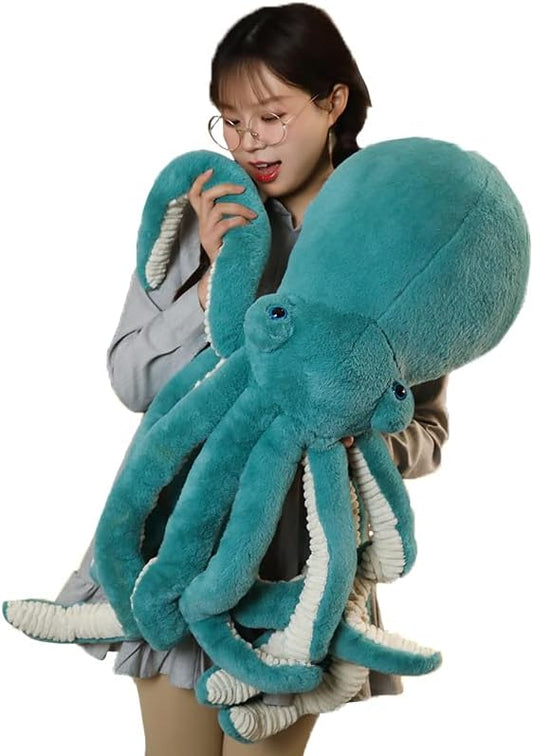 Octopus Stuffed Animals Octopus Plush Doll Toys Octopus Stuffed Toys Gift for Kids and Lovers for Birthday, Christmas Day(25.6-inch Green)