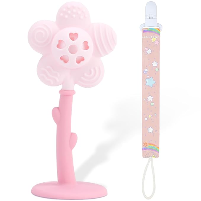 Baby Chew Toys 0-6 Months, Baby Teether Toy Rattle Toy 6-12 Months,