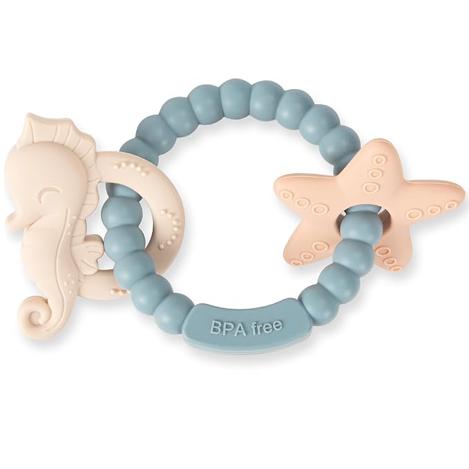 Silicone Teethers for Babies 0-6 6-12 Months Baby Teething Toys