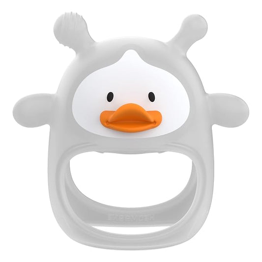 Teething Toys for Babies 0-6 Months, Never Drop Silicone Baby Teether