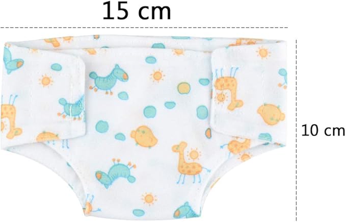 SOTOGO 10 Pieces Doll Diapers Doll Underwear Doll Underpants Doll 14-18 Inch