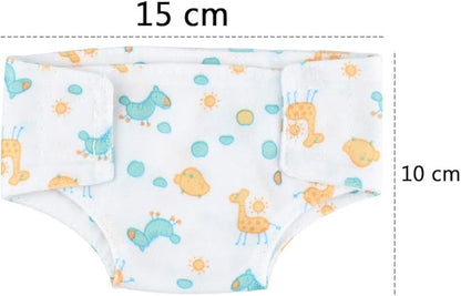 SOTOGO 10 Pieces Doll Diapers Doll Underwear Doll Underpants Doll 14-18 Inch