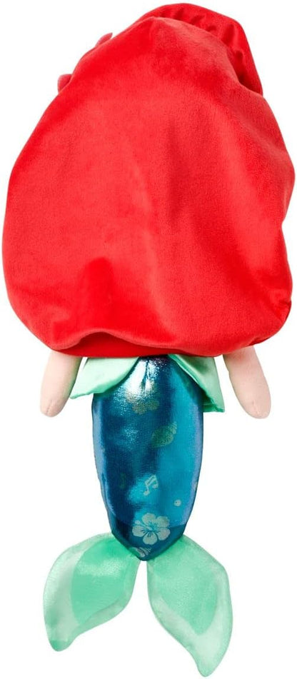 Disney Store Official Princess Plush Doll (Ariel from The Little Mermaid) Medium 14 Inches, Princess Dolls with Embroidered Features