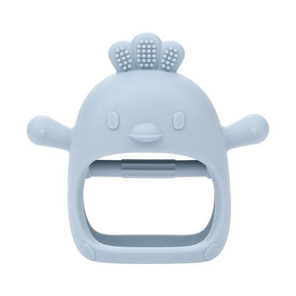 AIXMEET Chick Baby Teething Toys, Teether Toy for Babies 0-6 Month 0-6 Months