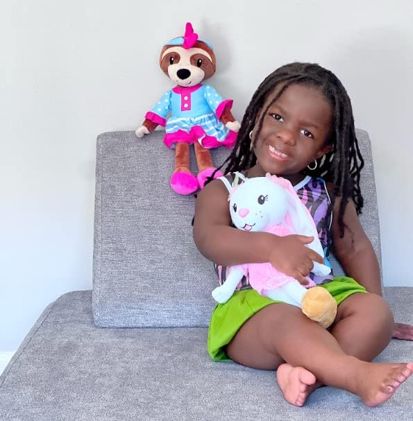 Playtime by Eimmie Plushible Rag Doll - Soft Dolls for Baby, Girls 14 Inch