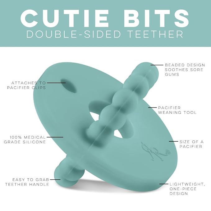 Ryan and Rose Cutie Bit Teether (Seaglass)