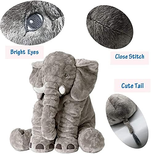 Giant Stuffed Animals Doll Elephant Stuffed Animal, 24" Stuffed Elephant