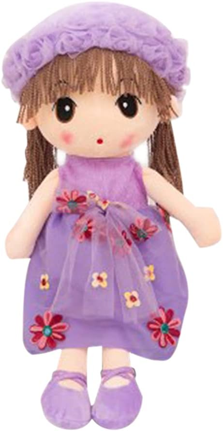 ikasus Soft Baby Doll with Clothes, Kawaii 17.7 Rag Doll
