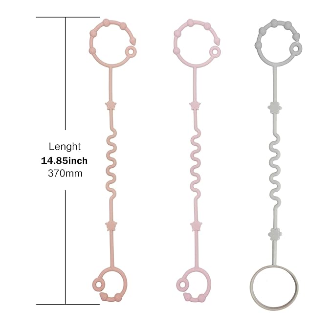 Toy Straps for Baby,RTMOK Silicone Setpacifier Clip