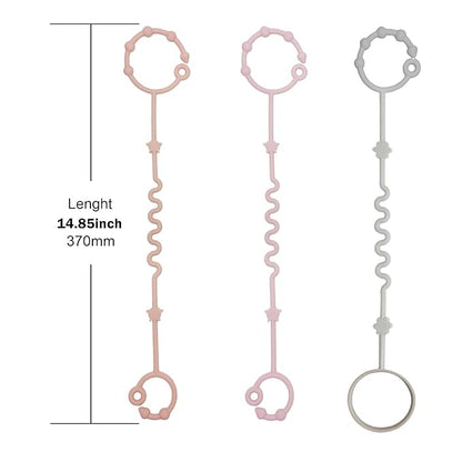 Toy Straps for Baby,RTMOK Silicone Setpacifier Clip