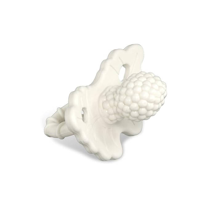 RaZbaby RaZberry Silicone Baby Teether Toy - Berrybumps Soothe Babies Sore Gums