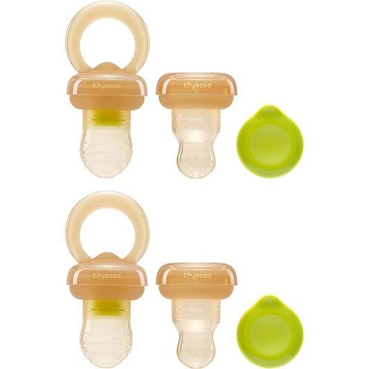 Baby Breastmilk Freezer Tray Breast Milk Popsicle Molds Cooling Fruit 4-36 Months 2 Sets