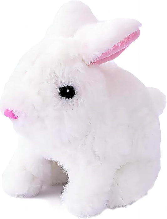 Hopping Bunny Toys for Kids Interactive Electronic Bunny Plush Toy 3-8 Year 7'')