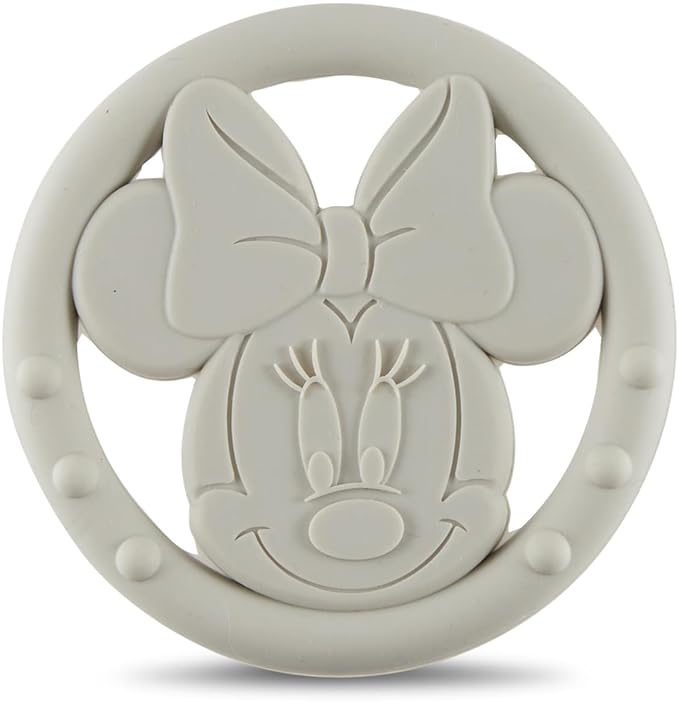 Cudlie Disney Silicone Teether Toy Set for Infants, Food Grade and BPA Free Teethers for Babies 6-12 Months 2-Pack Teether