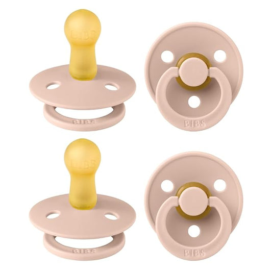 BIBS Colour Pacifier 4-Pack, BPA Free Dummy Pacifier 2 (6-18