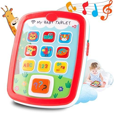 HISTOYE Baby Tablets Toys for 1 Year Old Boys Girls 1-2 Educational 12-18 Month 1 2 3 Year 123 Sounds