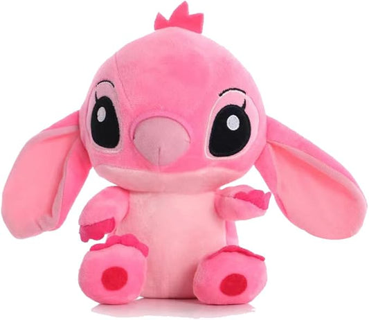 8 Inches Stitch Stuffed Animal Plush Toy, Pink Interstellar Baby Soft Plush Dolls (20cm Pink