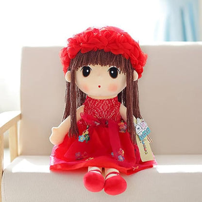 ikasus Soft Baby Doll with Clothes, Kawaii 17.7 Rag Doll