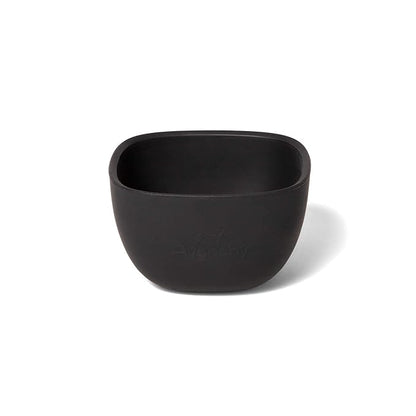 Avanchy Baby Bowls Silicone MINI Prep Bowl Set for Babies Kids Toddler for Feeding Food 4 oz, Black