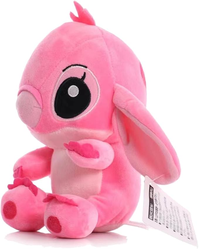 8 Inches Stitch Stuffed Animal Plush Toy, Pink Interstellar Baby Soft Plush Dolls (20cm Pink