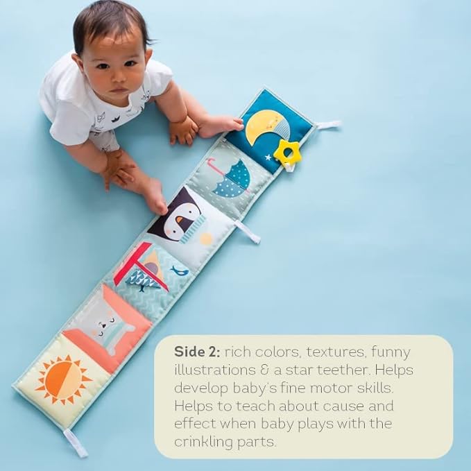 Newborn infants 0-6 Soft Activity Book Black & White High 0-12 Months