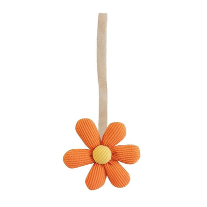 1Pc White Stylish Flower Pacifier Pendant Fashionable Pacifier Holder Ornament Keep Your Pacifier Secure and Fashionable Gift Soft Cloth Pacifier Leash,Pacifiers