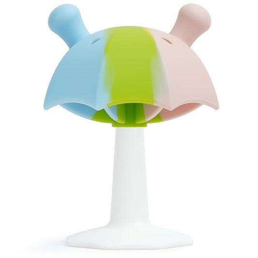 Umbrella Baby Teether with Suction Base, Keeping Babys Busy 0-6 Months, 6-12 Months 12-24 Months,