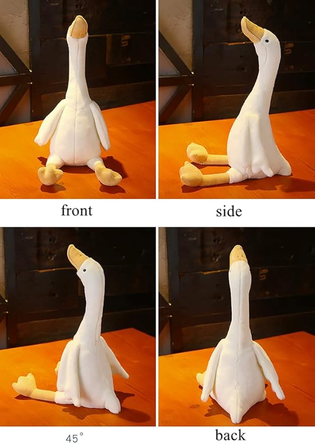 NatureMan 19.7" Swan Stuffed Animal, Cute Soft Goose Toy Plushie Pillow Doll ThrowHugging Cushion Birthday Gifts - Perfect Companion for Kids