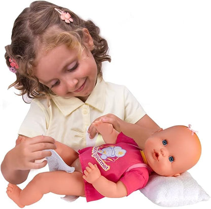 Nenuco Meal Baby Doll with Recipe Book and Blender, Bottle Spoon 16" Doll